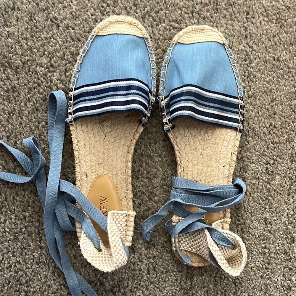 J.Crew Factory Espadrilles sz9